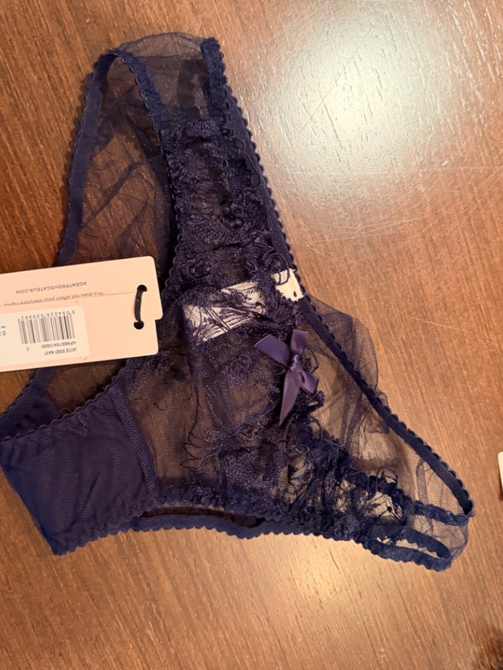 NWT Agent Provocateur Lingerie Set NAVY - Picture 5 of 5